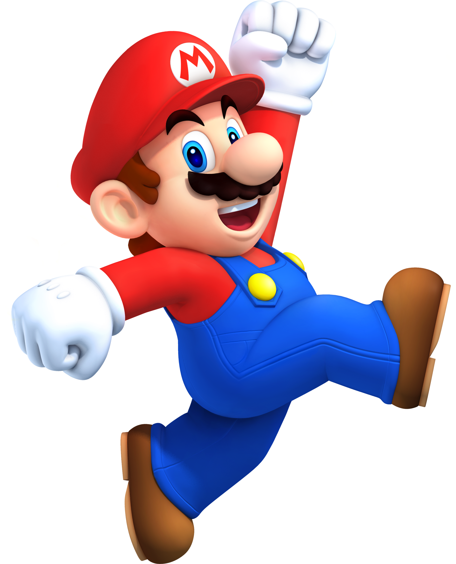 Image Mario New Super - Mario Transparent (1812x2261), Png Download