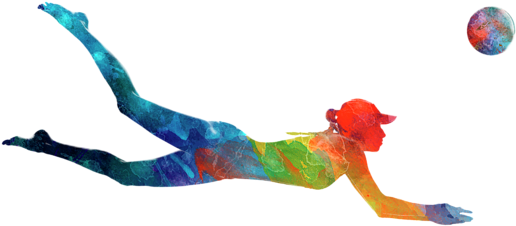 Bleed Area May Not Be Visible - Volleyball (600x480), Png Download