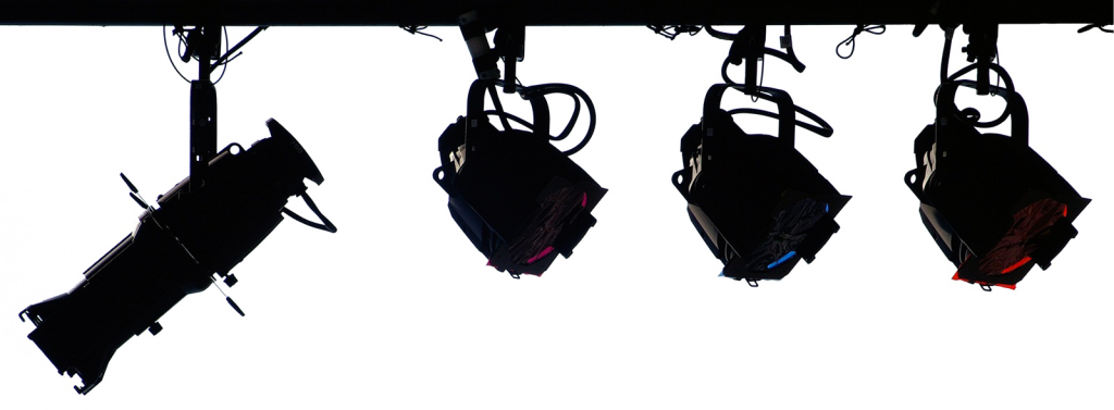 Stage Lights Png Photo - Transparent Background Stage Lights Png (1024x377), Png Download