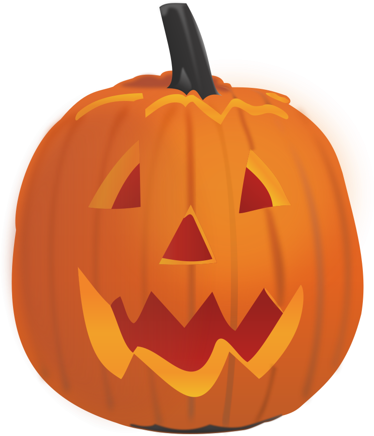 Pumpkin Clipart Vector - Transparent Jack O Lantern (900x900), Png Download