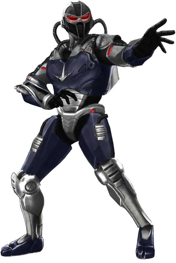 Cyber Smoke - Kombat 9 Cyber Sub Zero (836x956), Png Download