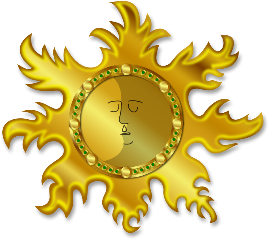 How To Set Use Sun And Moon Clipart (900x804), Png Download