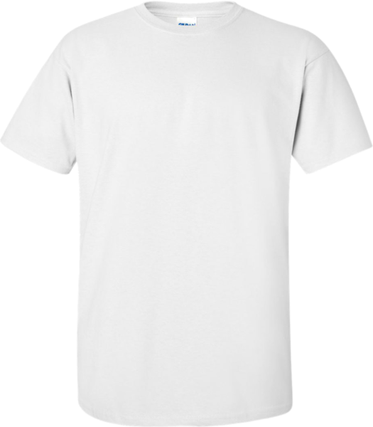 T Shirt White Png Clip Black And White Download - 55314 (525x600), Png Download