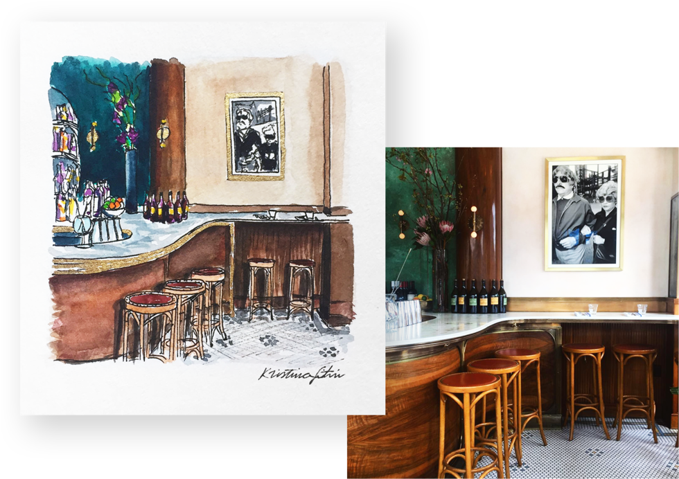 Illustrated Interiors Where People Gather Most - Portable Network Graphics (1000x727), Png Download