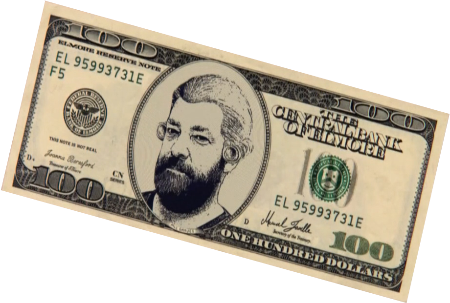$100 Bill - Amazing World Of Gumball Dollar (1000x700), Png Download