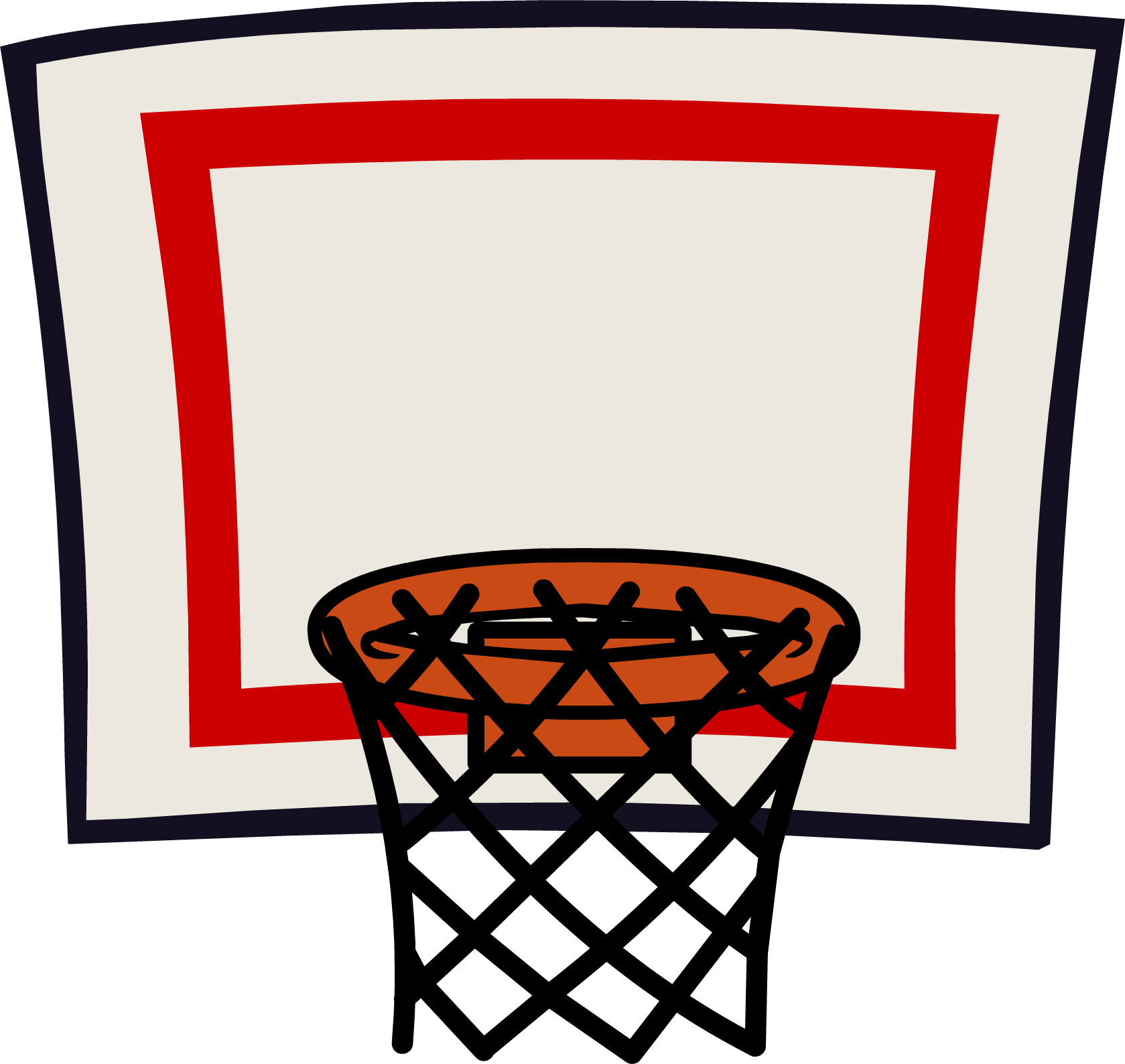 Basketball Ring Net - Basketball Net Clipart (1679x1588), Png Download