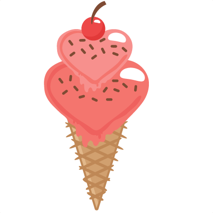 Heart Clipart Ice Cream - Clip Art (432x432), Png Download