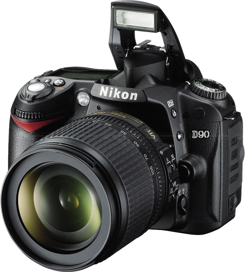 Photo Camera Png Image - Nikon D90 (822x912), Png Download