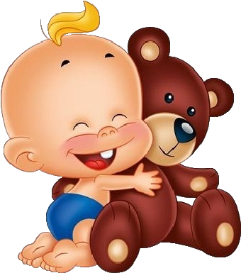 Valentines Day Teddy Bear Png Bear Valentine Clipart - Cartoon Baby Transparent Background (400x400), Png Download