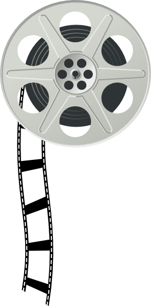 Movie Reel - Film Roll Clip Art Png (294x595), Png Download
