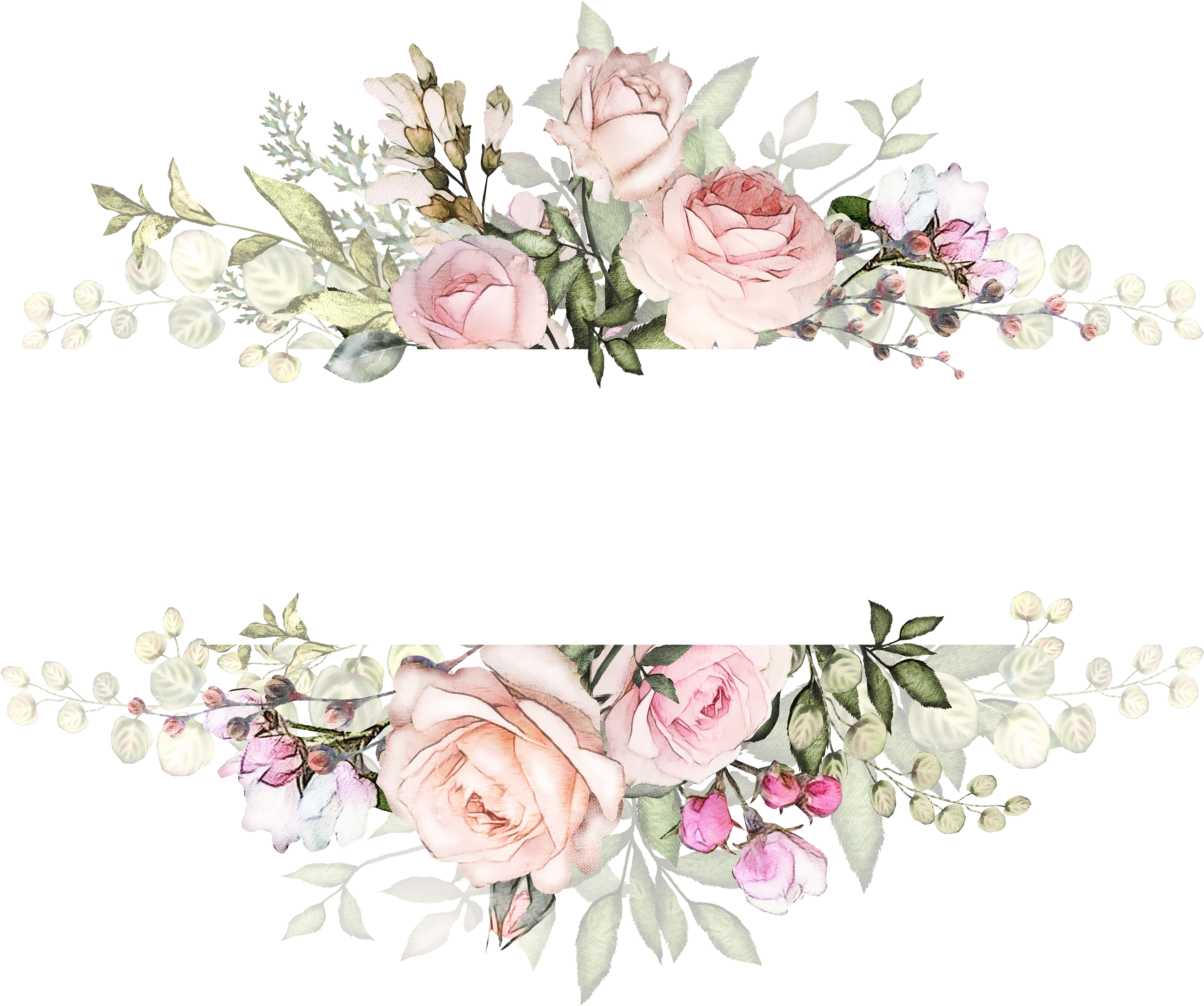 H746a - Flower Design For Invitation (4500x3972), Png Download