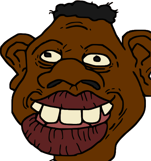 United States Of America Hair Face Facial Expression - Nigger Png (530x564), Png Download