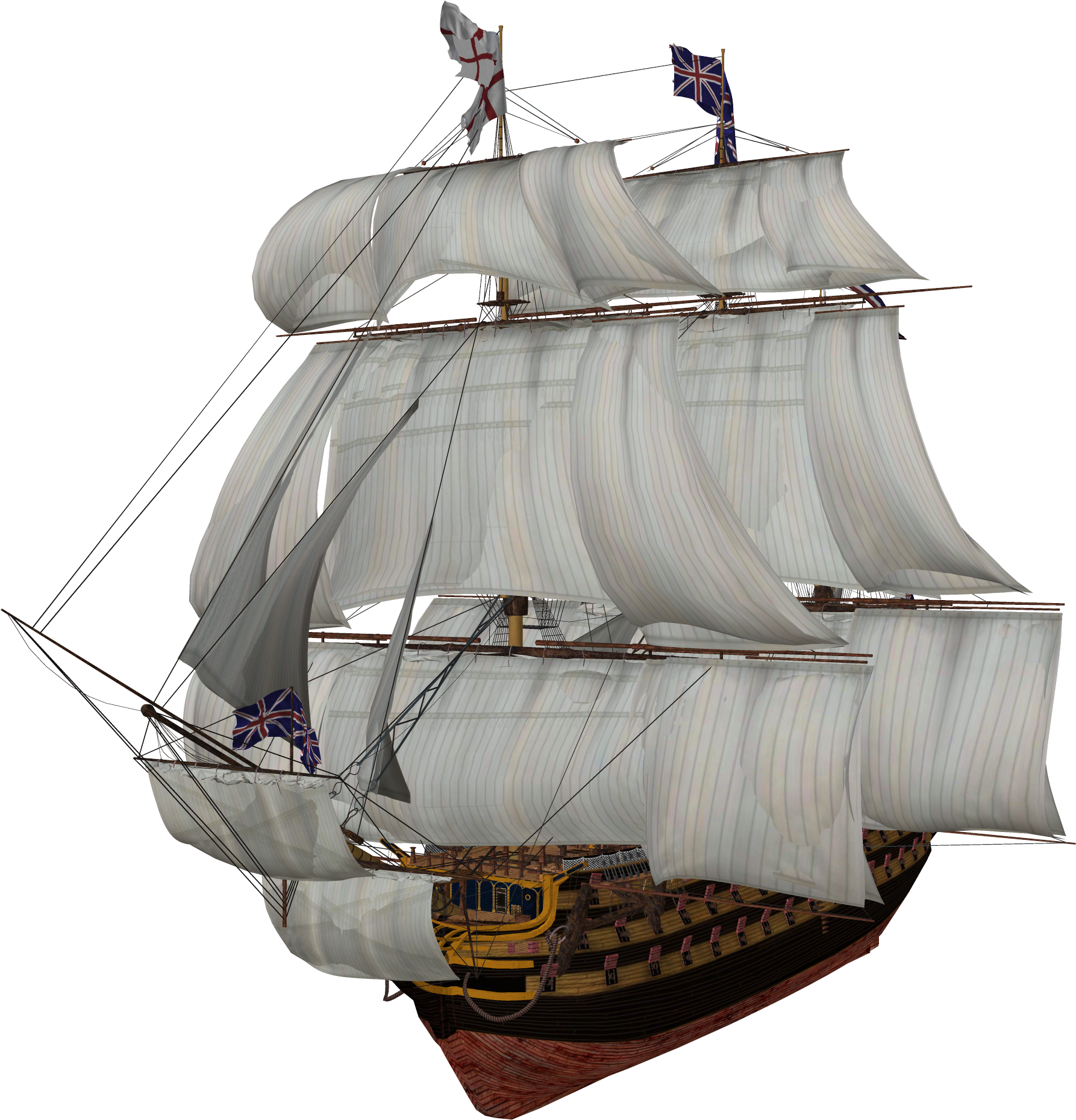 Sailing Ship Png Image - Pirate Ship Png (2000x2000), Png Download