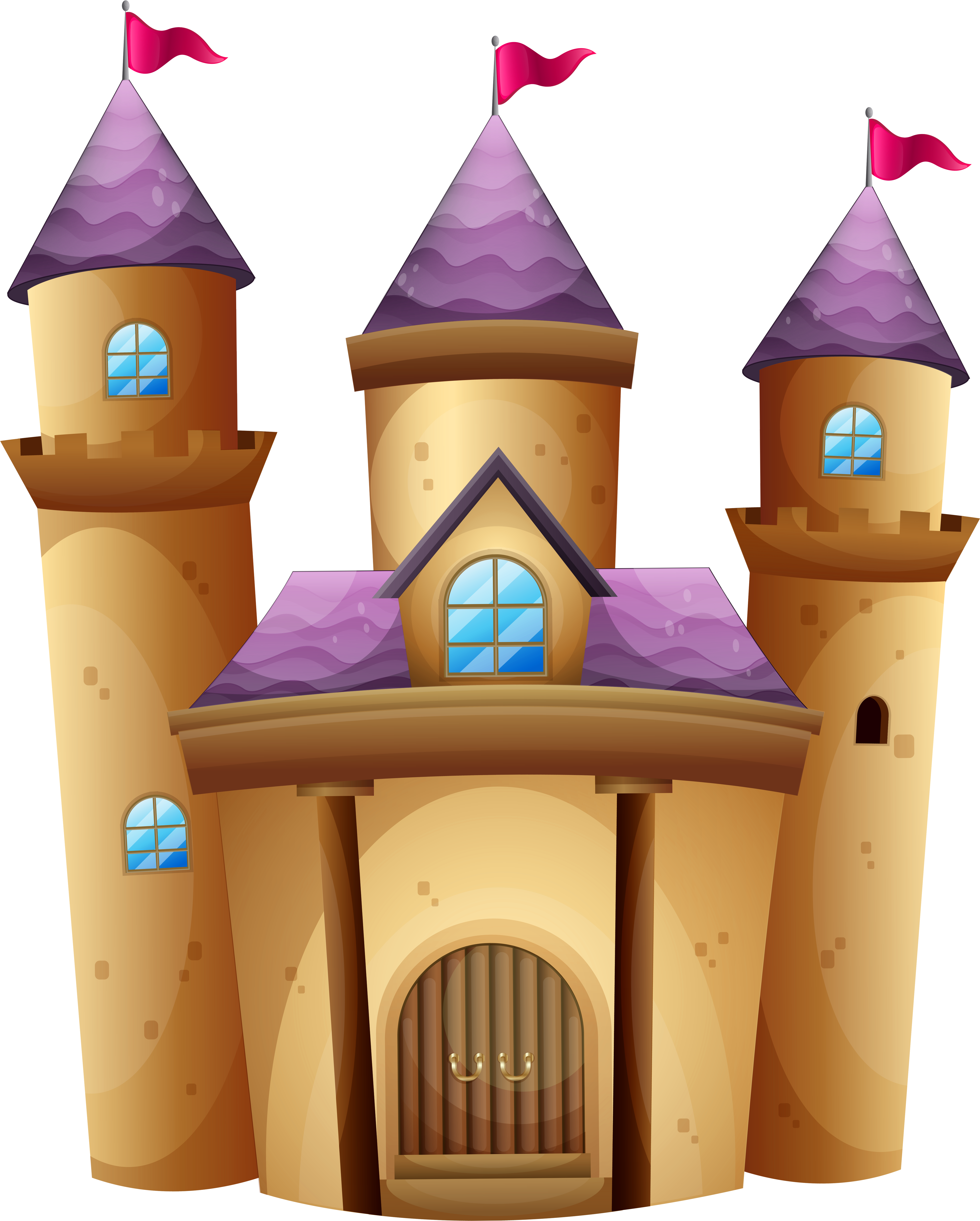 Clip Art Of A Castle (5059x6323), Png Download