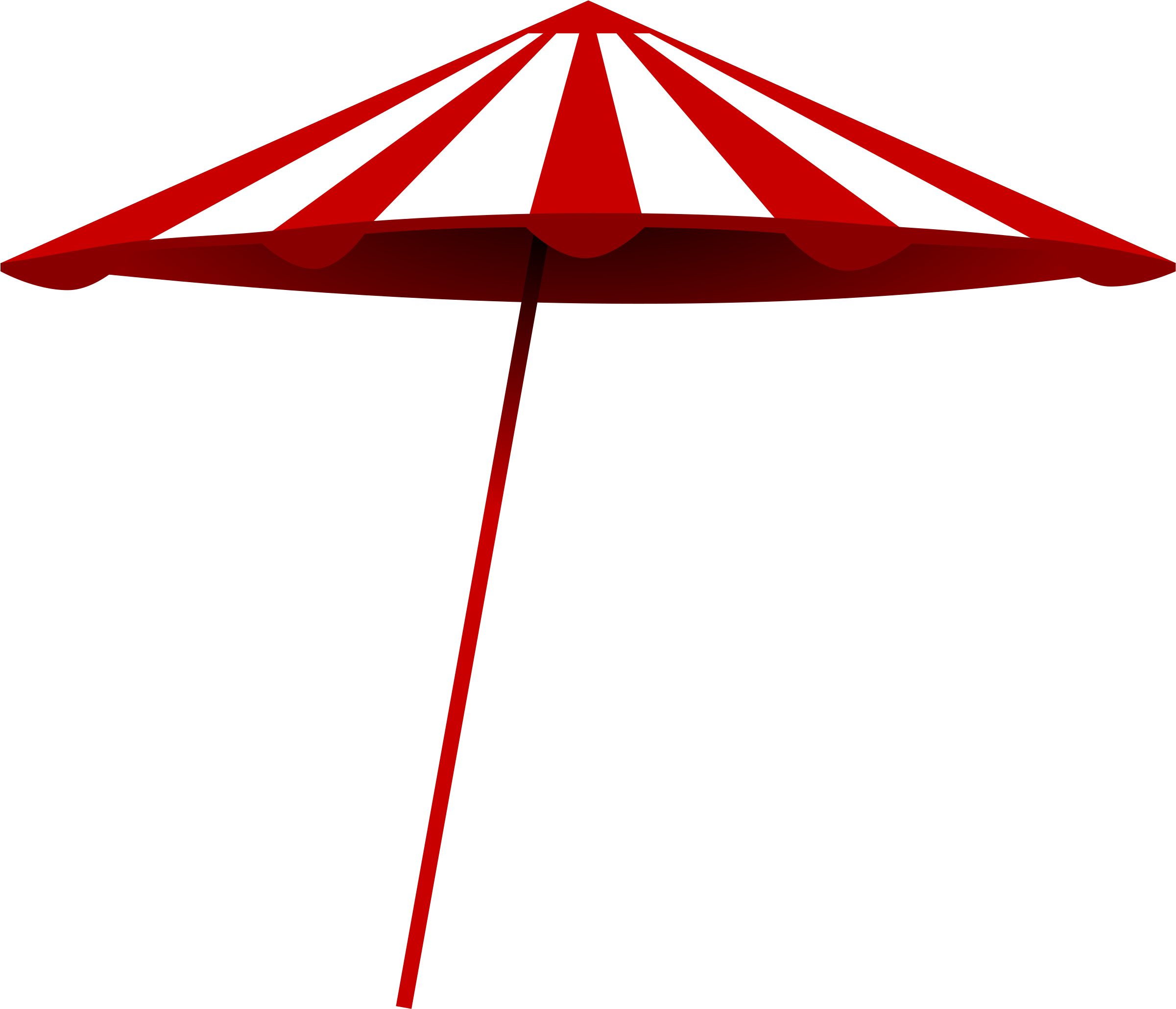 This Free Icons Png Design Of Red-white Umbrella (2400x2072), Png Download