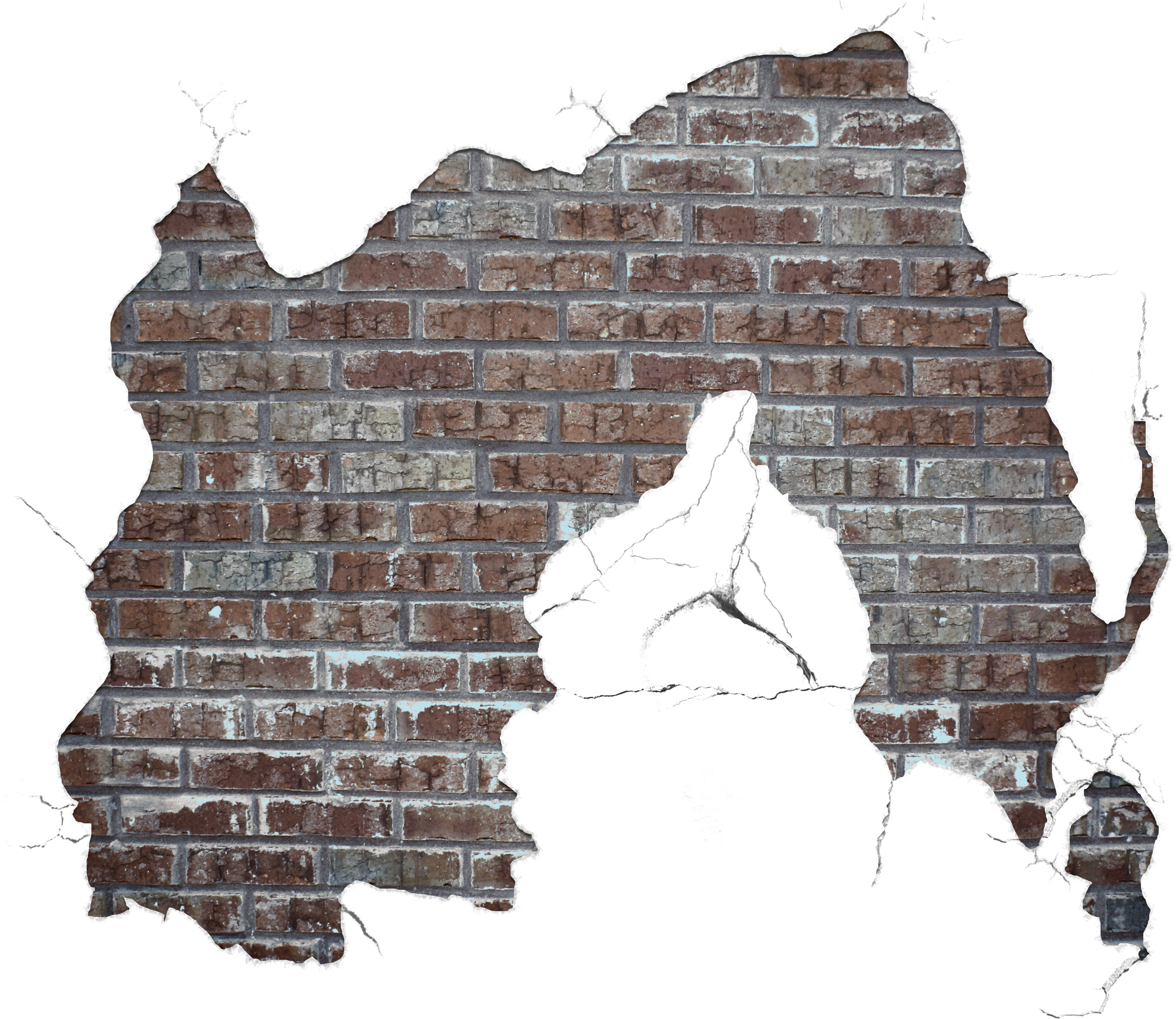Exposed Brick Png Clipart Library Stock (2948x2556), Png Download