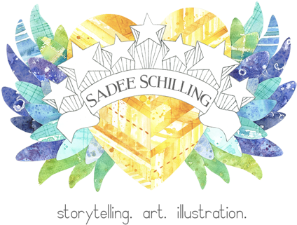 Sadee Schilling Art Blog - Illustration (1190x333), Png Download