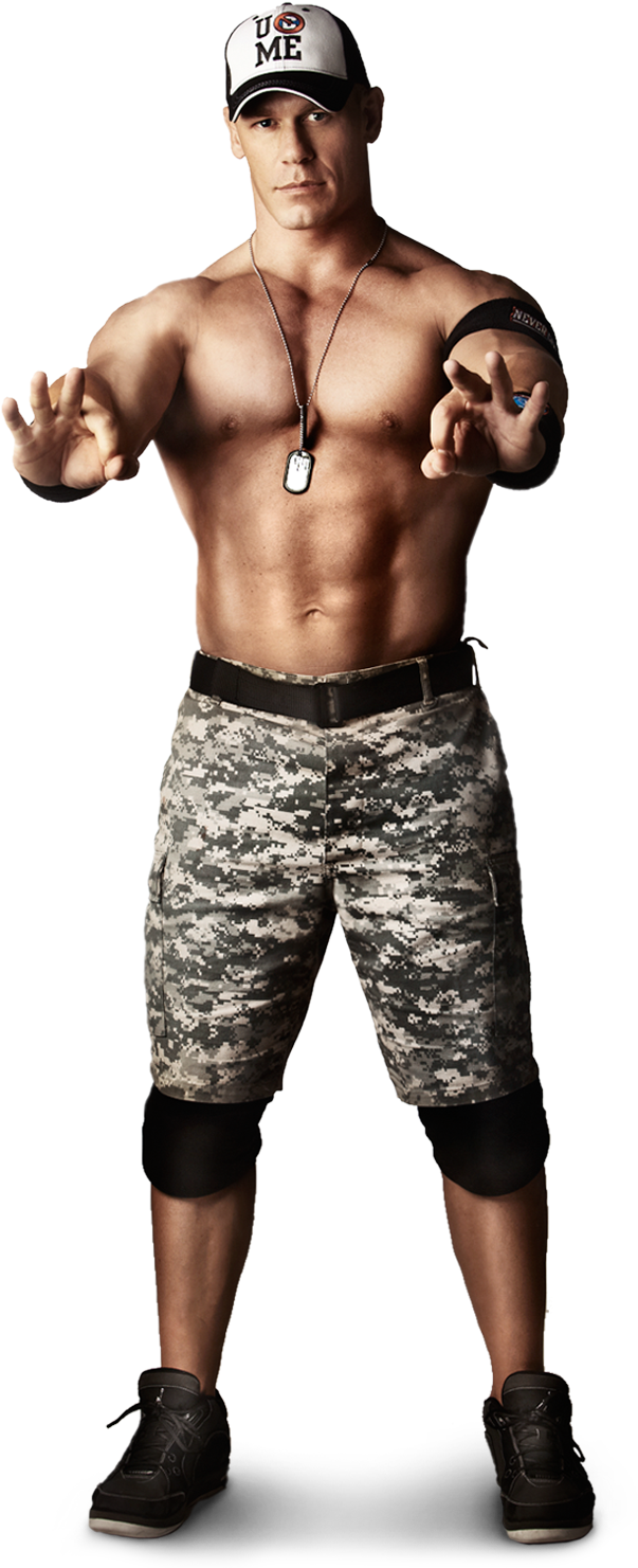 Download File - John Cena Whole Body (680x1548), Png Download