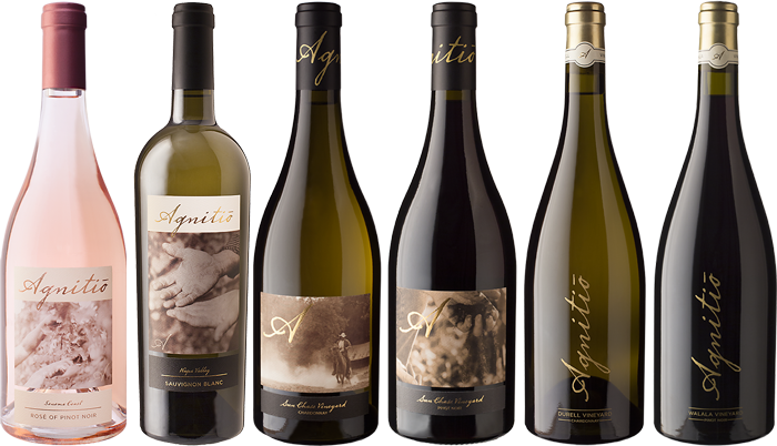 Agnitio Wines - Wine Bottles Png (700x402), Png Download