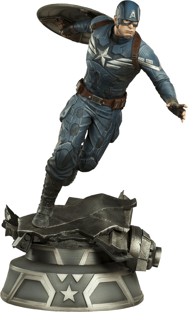 Captain America - The Winter Soldier - Captain America (604x1000), Png Download