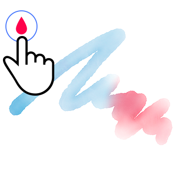 The Ink Stays Wet And Colors Blends Together Until (640x360), Png Download