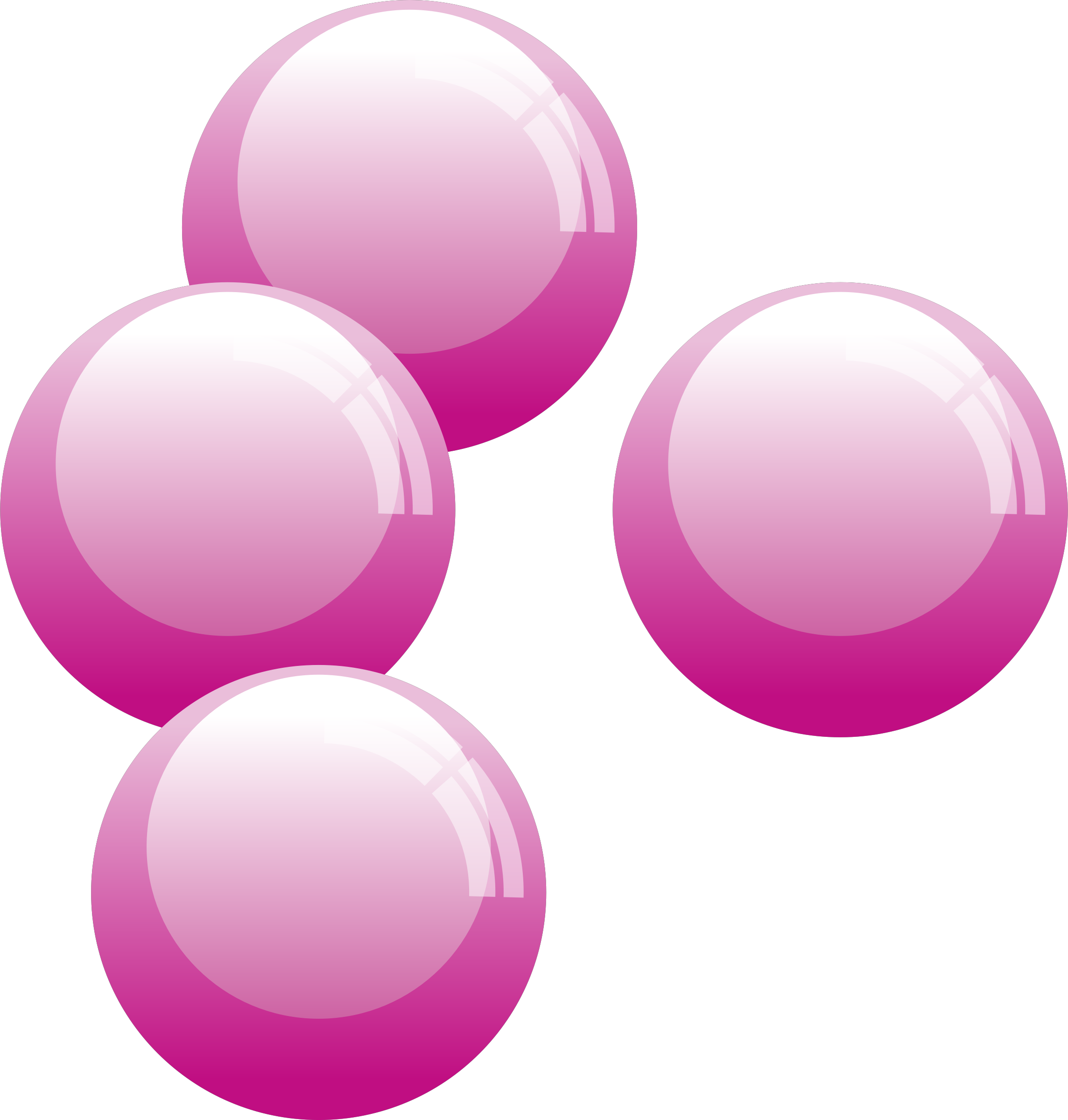 Purple, Pink, Free, Bubbles, Four, Champagne, Bubble - Pink Bubbles Clip Art (610x640), Png Download
