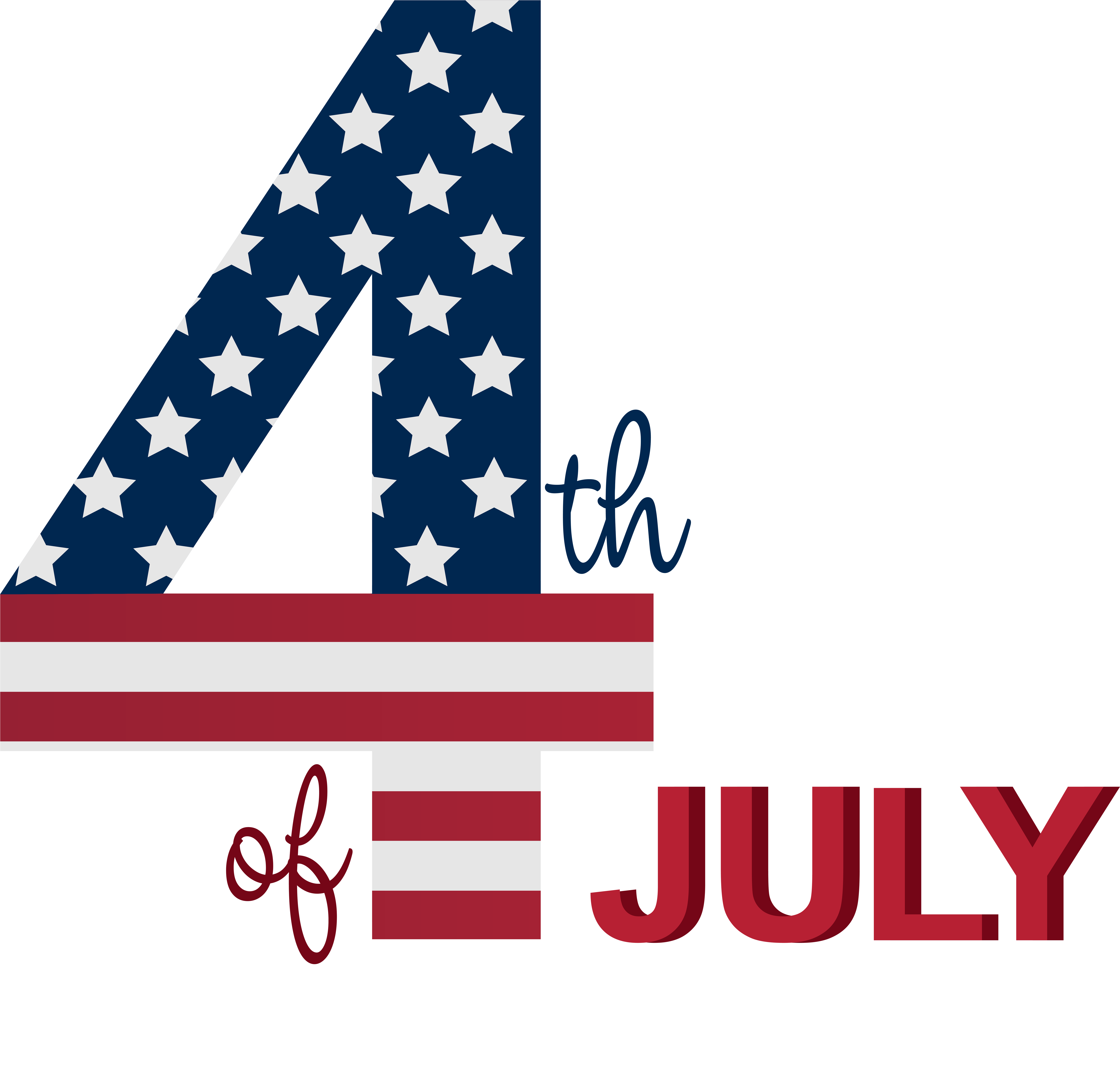 4th Of July Png (8000x7521), Png Download