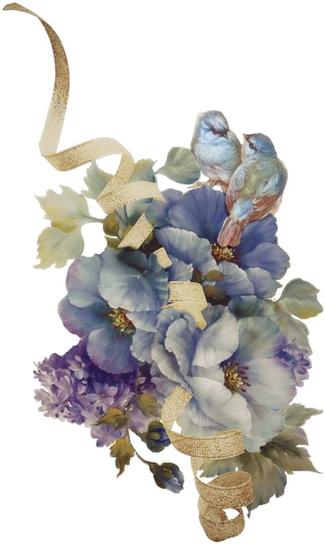 Free Flowers And Plants ﻿ - Retro Vintage Transparent Flowers (490x800), Png Download