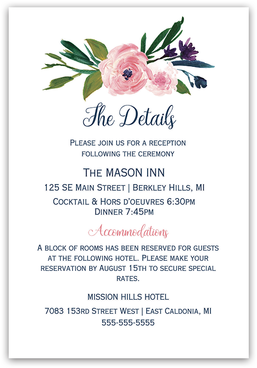 Wedding Details Png Cards (900x900), Png Download