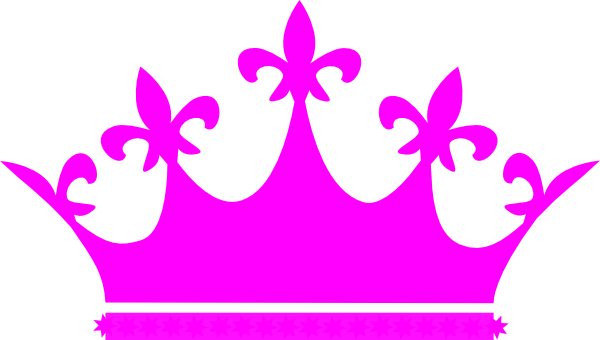 Pink Princess Crown Clipart Download - Pink Crown Clipart (600x340), Png Download