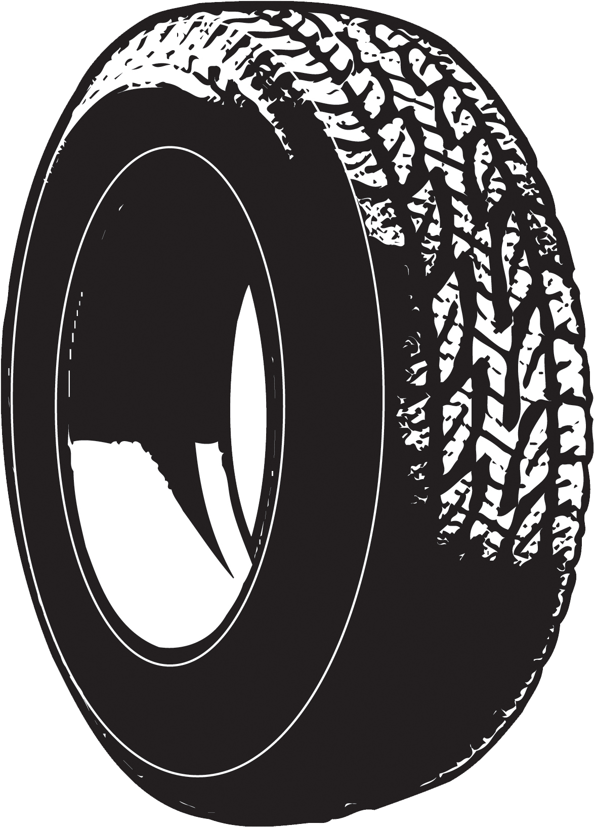 Automobile Tire Care Maintenance - Tire Clipart (1255x1708), Png Download