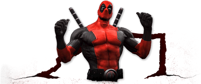 Deadpool Video Game Png (701x292), Png Download