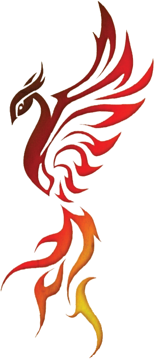 Jpg Freeuse Image Result For The Phoenix Grav Roz - Phoenix Behind Ear Tattoo (372x727), Png Download