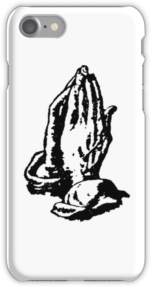 Praying Hands 6 God Iphone 7 Snap Case - Drake 6 God (750x1000), Png Download
