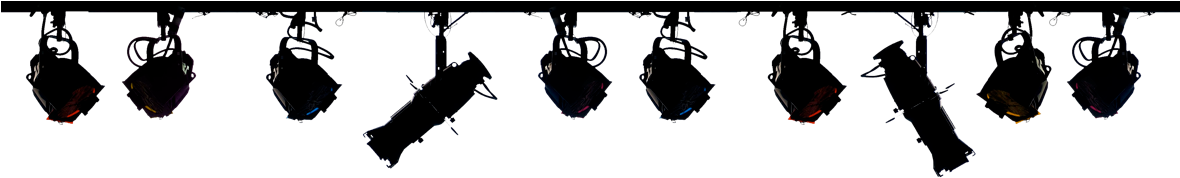 Stage Lights Logo Stock Image - Stage Lights Png (1179x314), Png Download