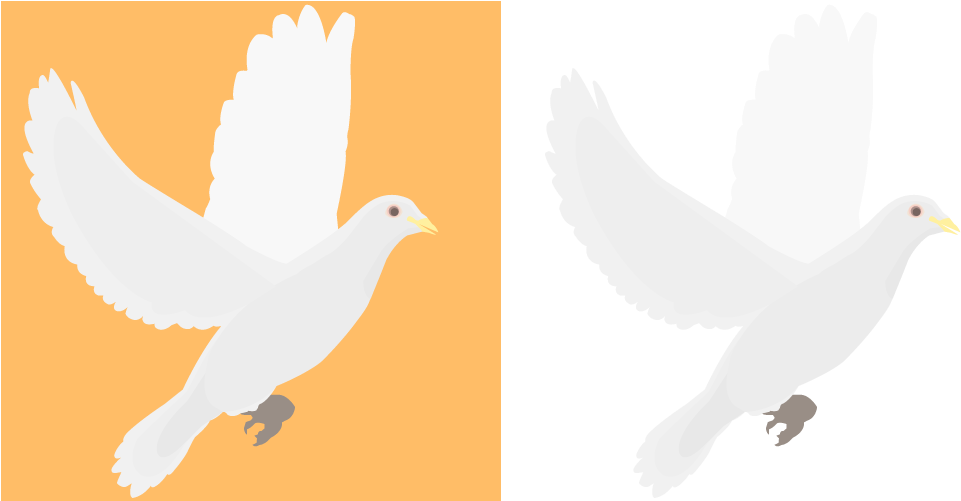 Religious Emblems Doves Clipart - White Dove (1000x500), Png Download