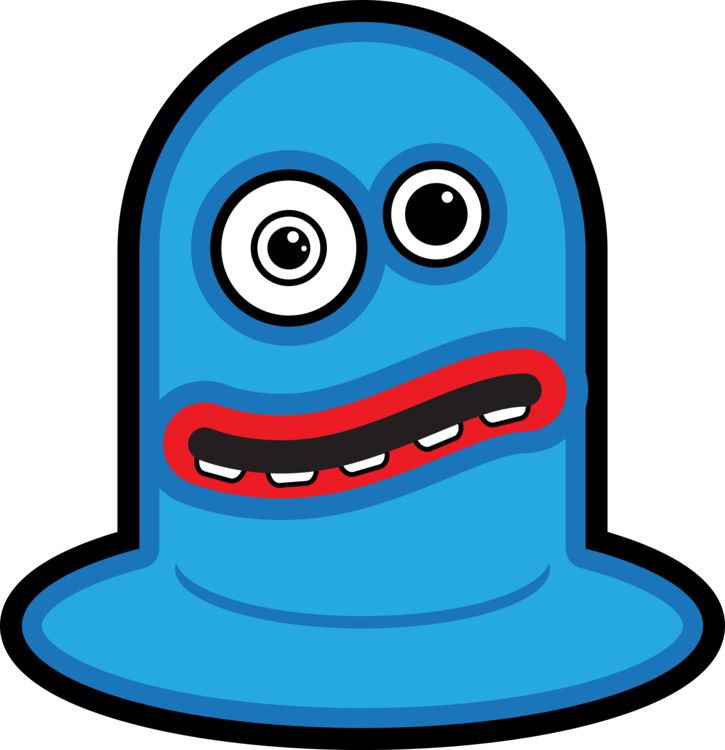 Cartoon Cookie Monster Drawing - Cartoon Monsters (725x750), Png Download