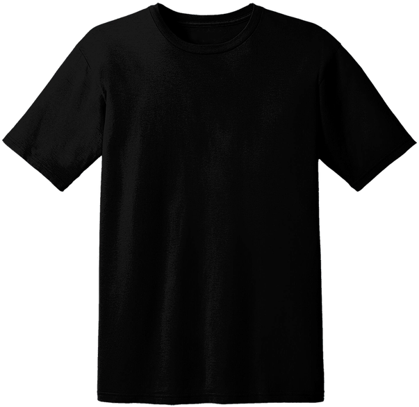 Black Tshirt Png Transparent Image Freeuse Download - Tultex 241 Unisex Poly Rich Blend Tee (717x720), Png Download