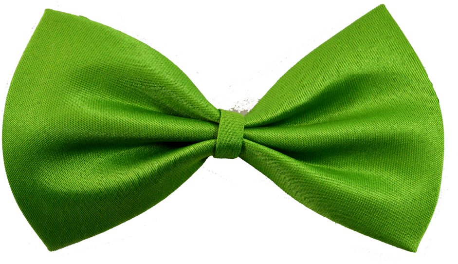 Lime Green Dog Bow Tie - All Solid Color Bow Ties (1000x555), Png Download
