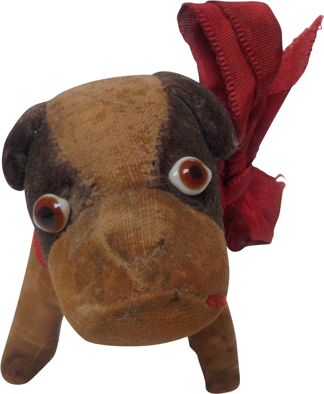Comical French Bulldog Glass Eyes C1920 - Dog (1305x1305), Png Download