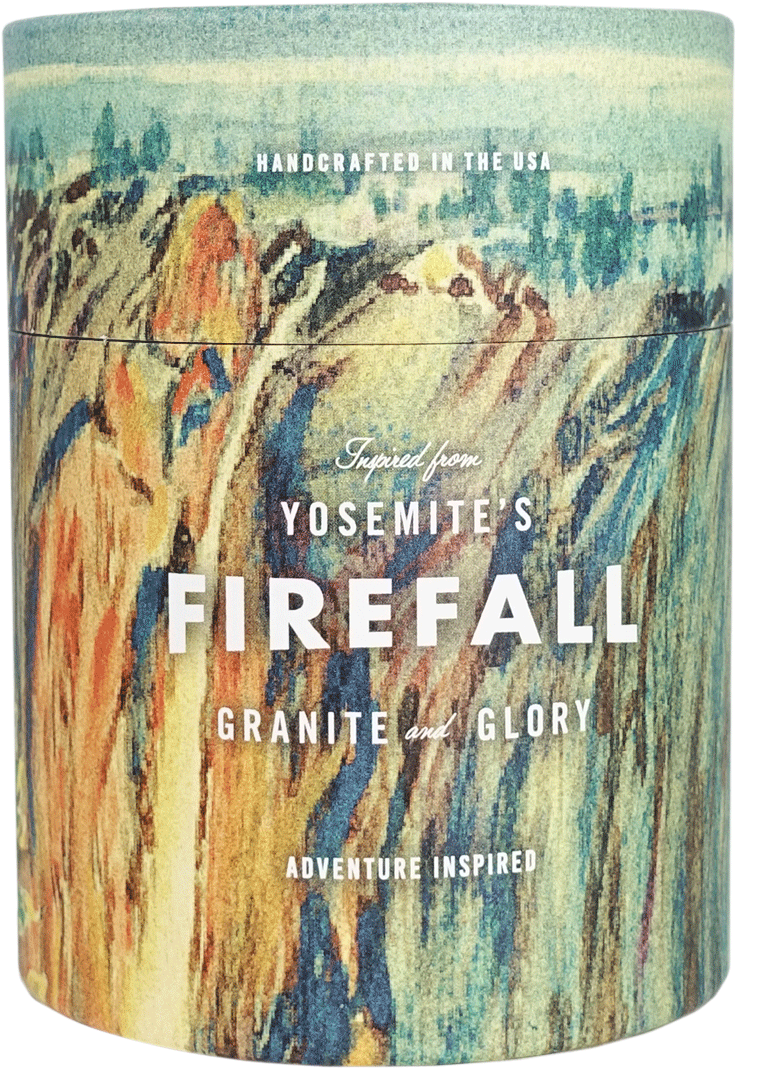 Inspired From Yosemite National Park - Ethics Supply Candle | Yosemite's Firefall (800x1117), Png Download