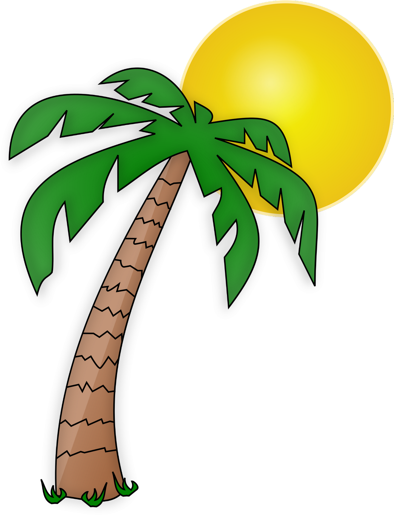 Download Clip Art Transparent Background Panda Free Cartoon Palm Tree 