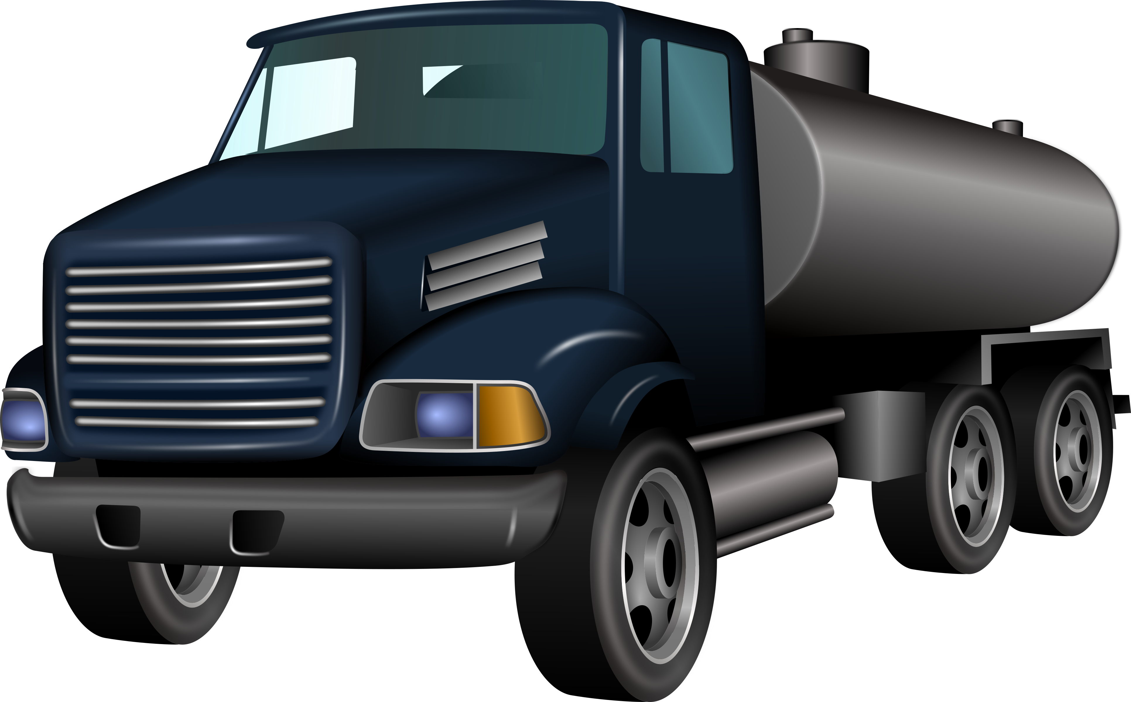 A Tank Truck - Truck Clip Art (800x497), Png Download