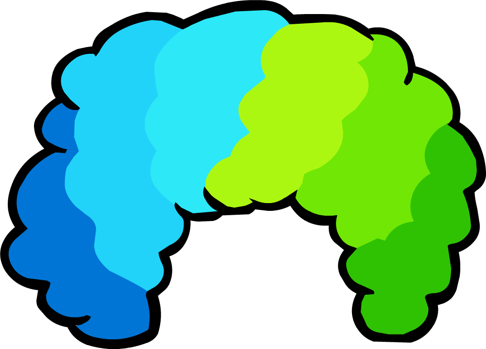 Clown Wig - Clown Wig Clip Art (1001x720), Png Download