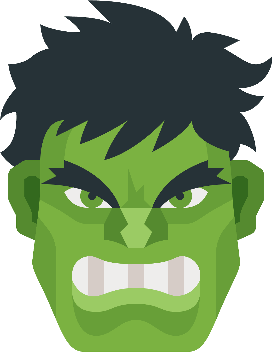 Hulk Icon (1600x1600), Png Download