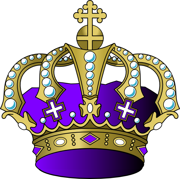 Mardi Gras Vector Clipart Eps Images - Royal Prince Crown Png (600x596), Png Download