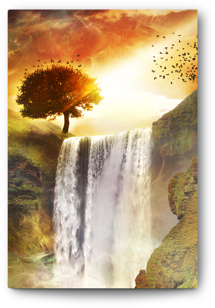 Planted By The River [journal] - Skógafoss (1200x1200), Png Download
