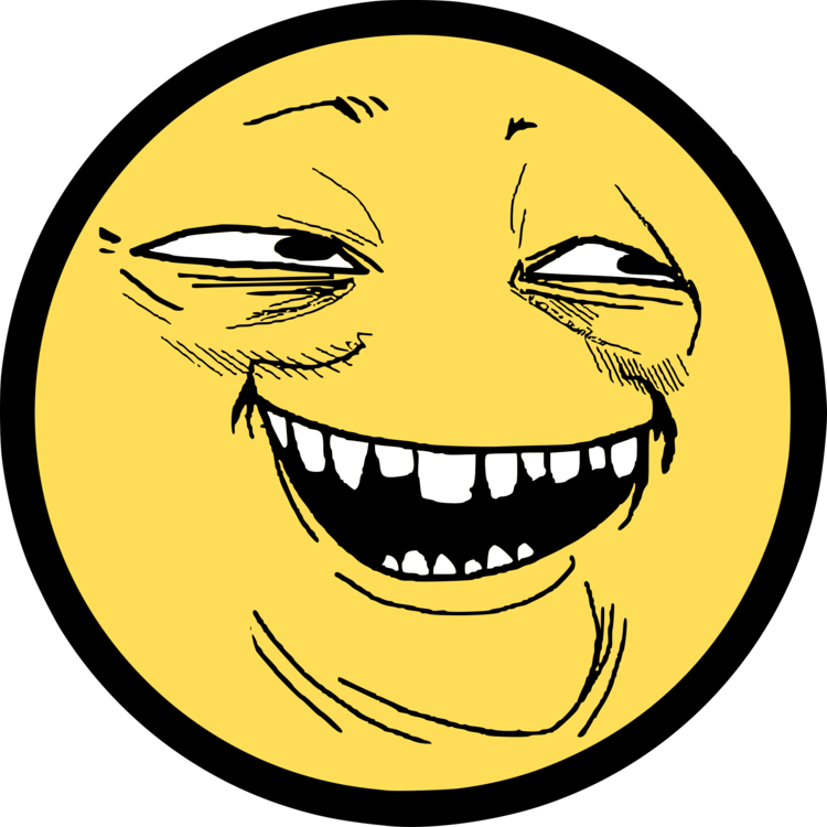 Best Free Troll Face Png Image - Troll Face Smile Png (500x500), Png Download