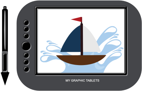 The Wacom Intuos Pro Pen Touch Tablet Review - Xp Pen Deco 3 Size (500x300), Png Download