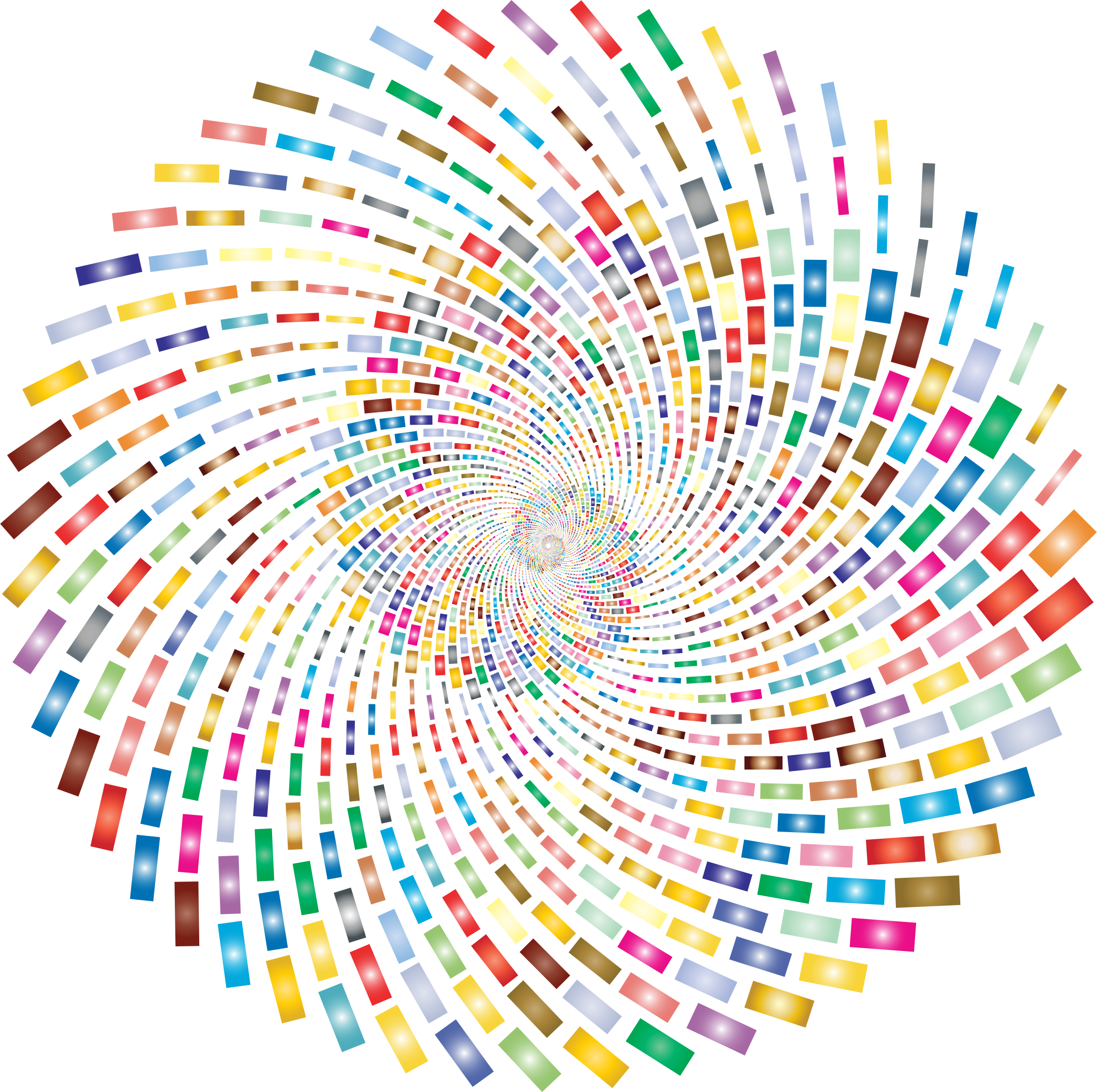 This Free Icons Png Design Of Prismatic Abstract Vortex (2334x2324), Png Download